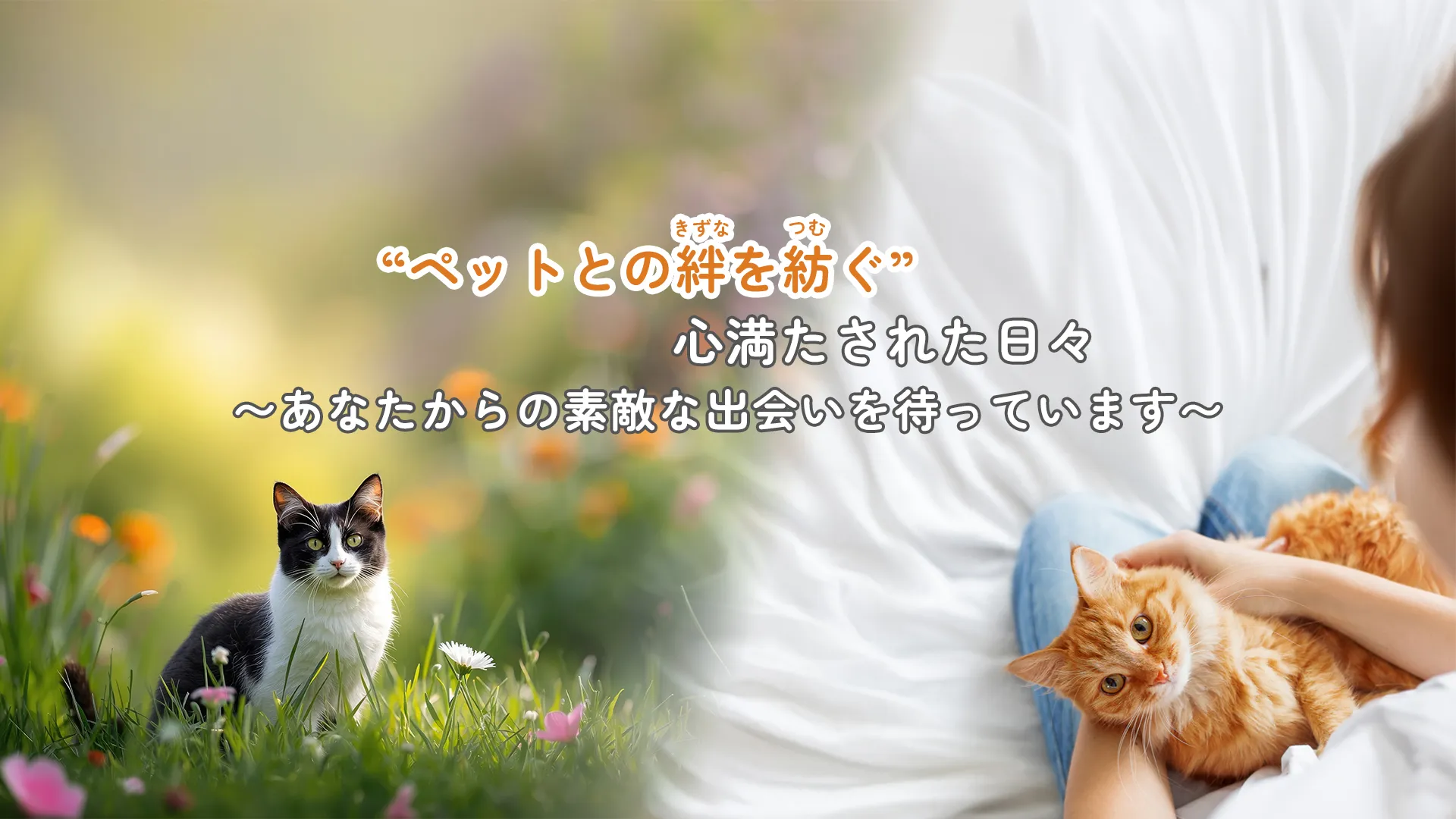 ”ペットの絆を紡ぐ” 心満たされた日々 〜ぜひあなたも手に入れてください〜